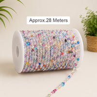 A complete set is approximately 28 metres long