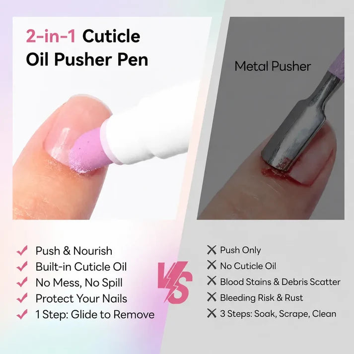 💅 2-in-1 Ceramic Cuticle Care Pen – Hydrate, Smooth & Tidy