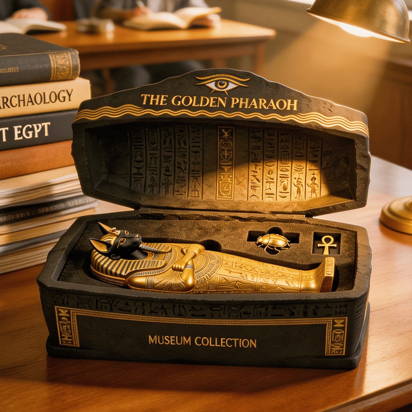 The Golden Pharaoh Anubis Sarcophagus Museum Collection