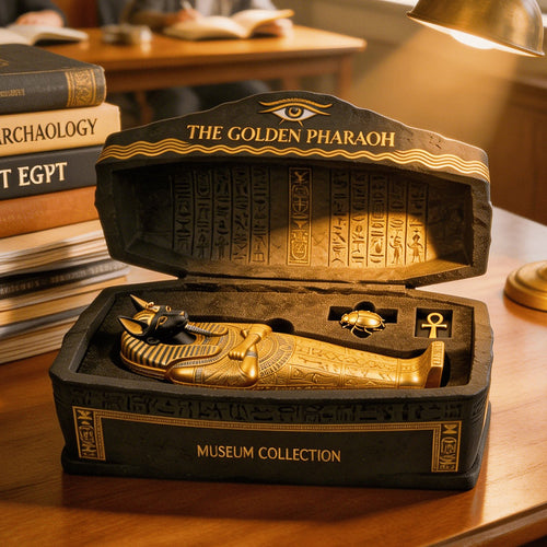 The Golden Pharaoh Anubis Sarcophagus Museum Collection