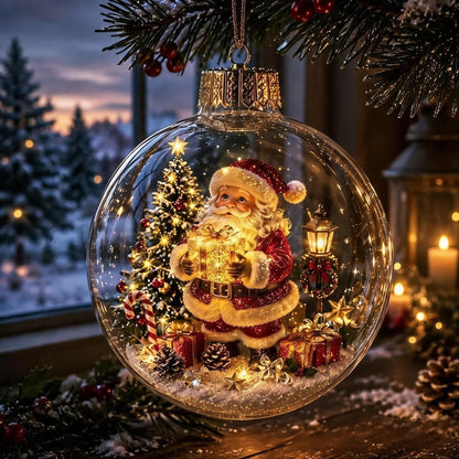 Glowing Christmas Diorama Ornament