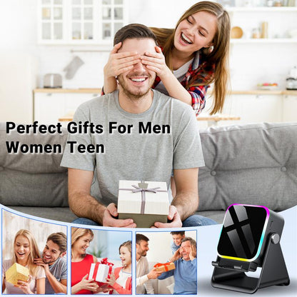 🔥🎶📱  5-in-1 Wireless Induction Bluetooth Speaker with Adjustable Phone Stand