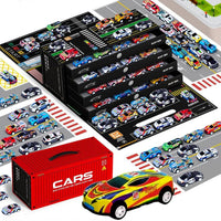 48pcs Pull-Back Cars