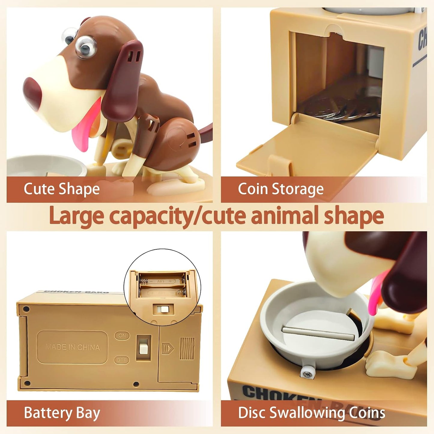 Hungry Dog Coin Bank