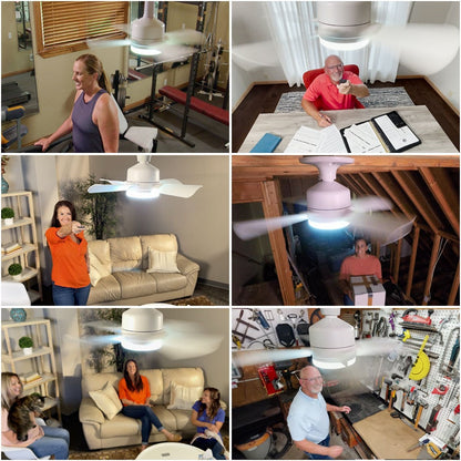 ✅Install In 3 Mins! Socket Screw-in Fan Light 2 In 1✨
