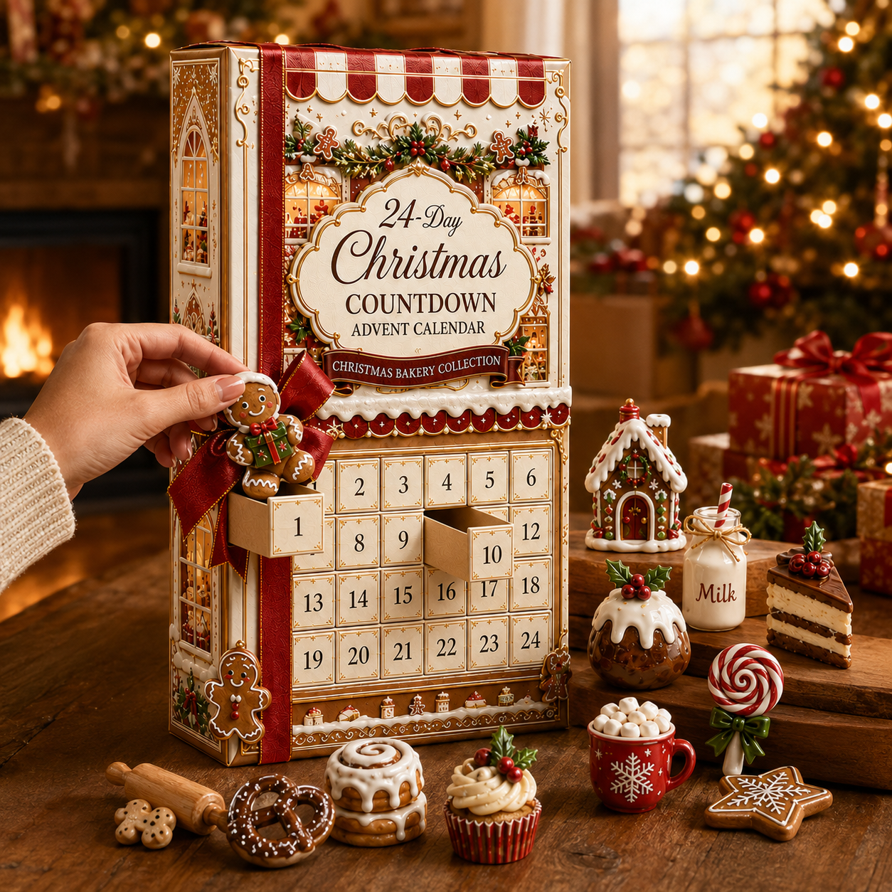 🔥Last 50pcs✨⏰ Limited anniversary edition✨24-Day Christmas Countdown Advent Calendar – Christmas Baking Collection
