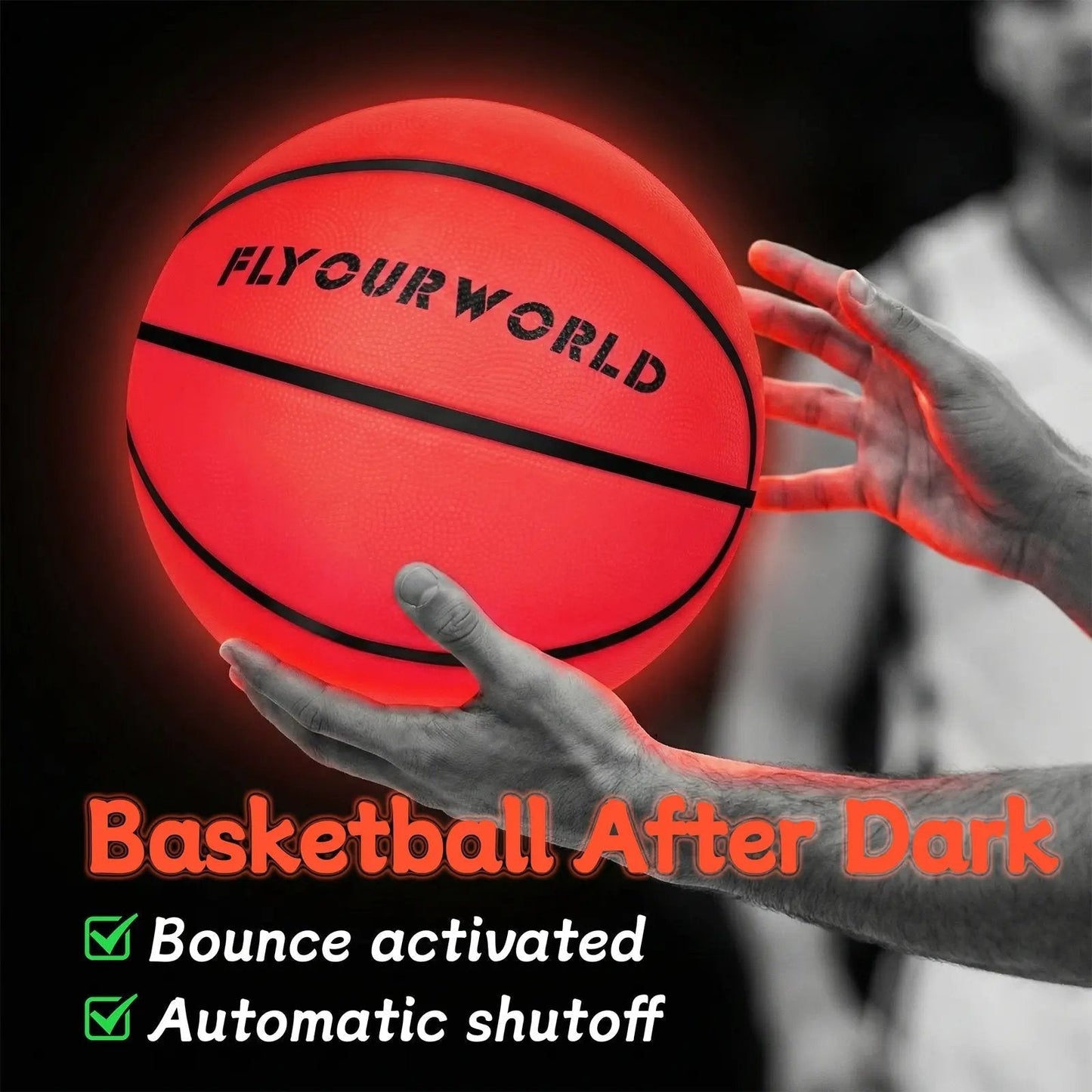 🏀 LED Light-Up Basketball – Make Every Bounce Glow At Night ✨
