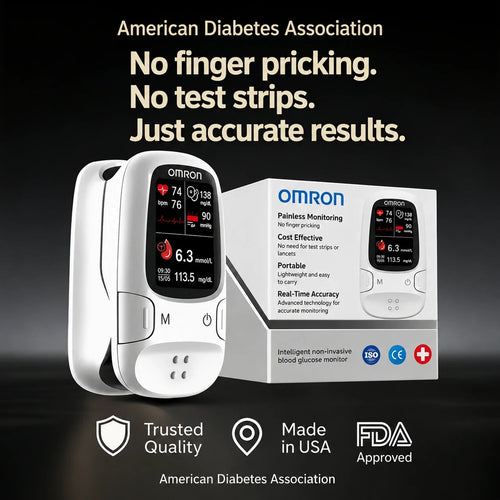 🩸 Omron™ Introduces the newly launched non-invasive smart blood glucose meter 🔥