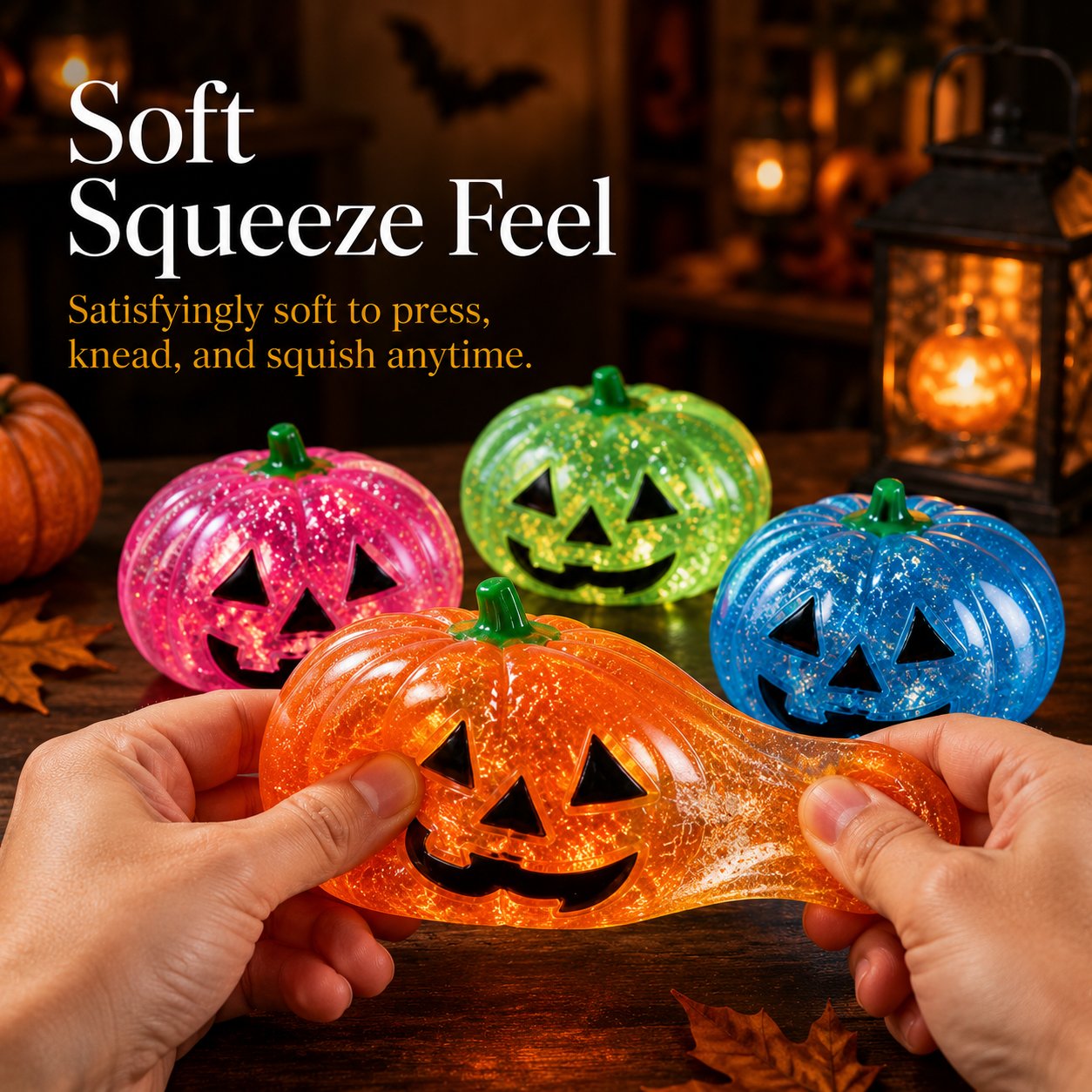 Cute Halloween Pumpkin Squishy Toy