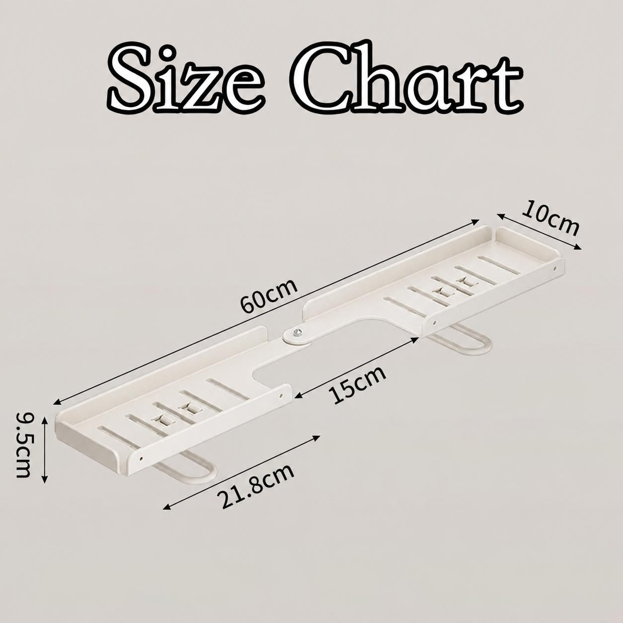 Foldable Steel Over-Sink Shelf Organizer, No-Drill Adjustable Storage Rack ✅