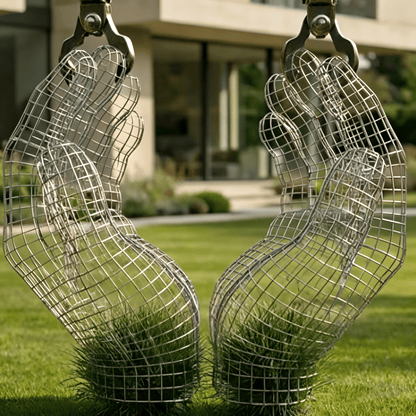 🖐️ Artistic Hand-Shaped Gardening Trellis | Precision Growth Guidance System