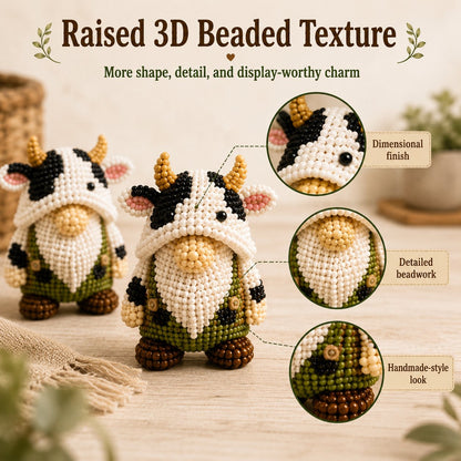 3D Beaded Gnome DIY Kit Collection