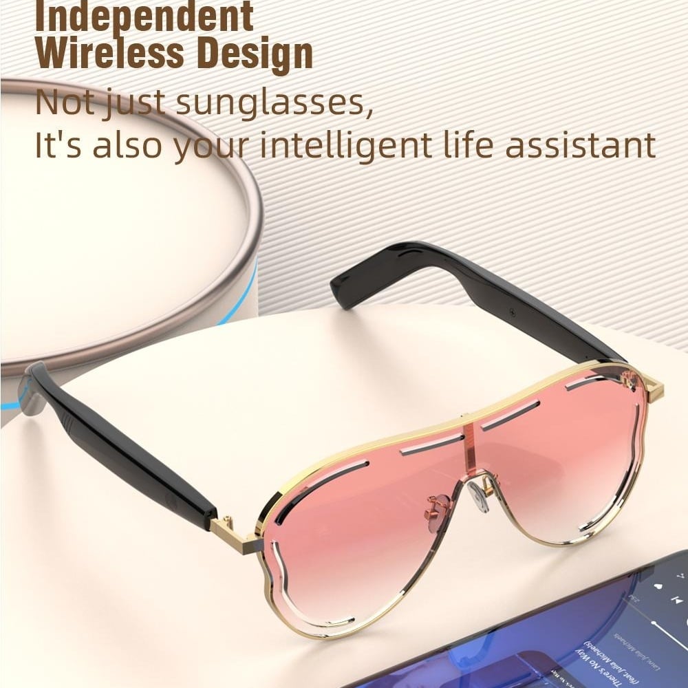 Independent wireless smart sunglasses