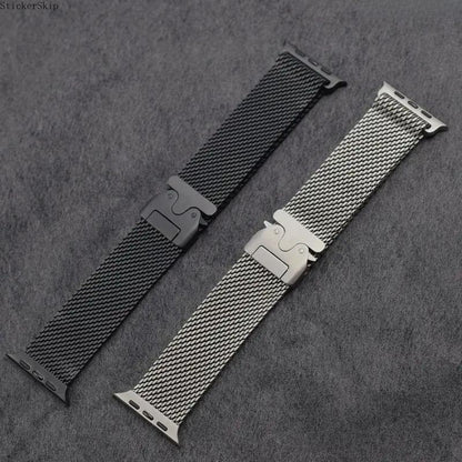 2026 Titanium Milanese Suitable for Apple Watch Band – Apple Watch Ultra 2 & Series 5–10 (49mm)