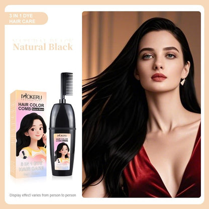 Classic Instant Hair Dye Shampoo | 3-in-1 Hair Color, Long-Lasting, Easy Home Use