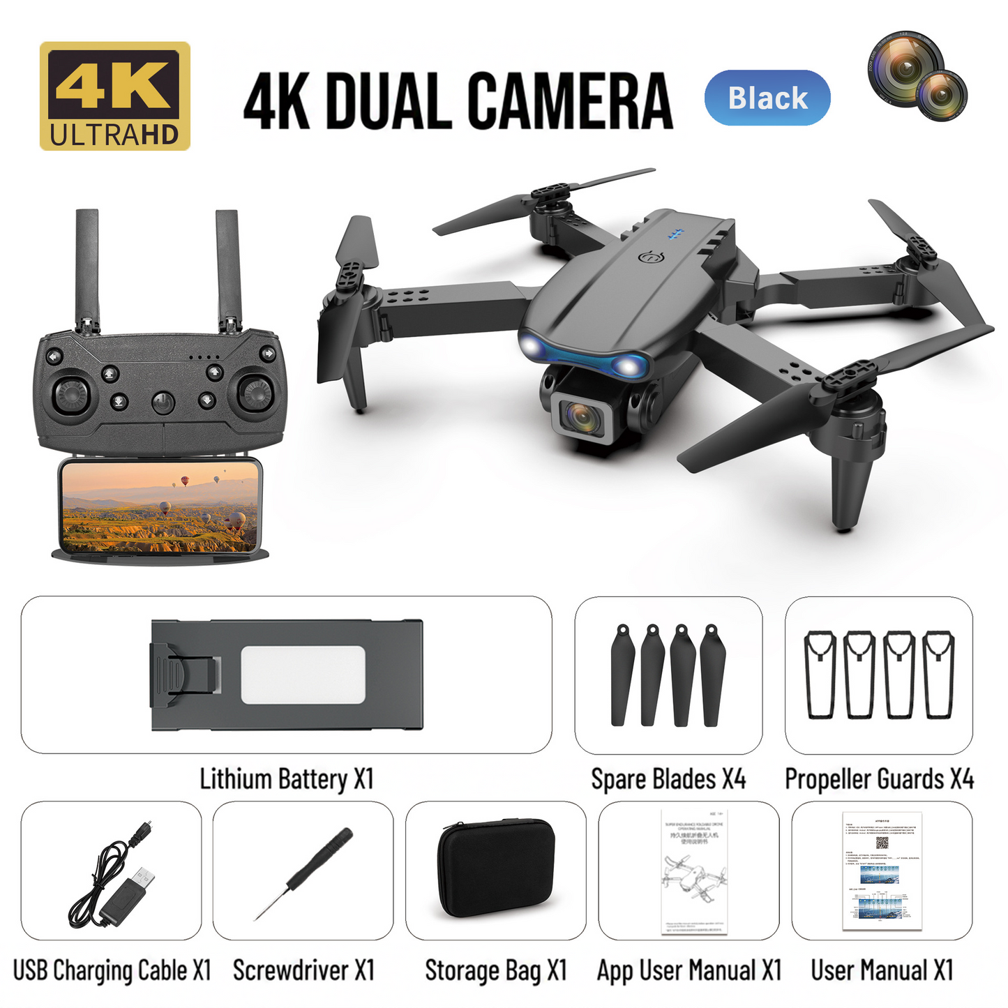 🚁 2026 Pro 4K Drone — 55% OFF Today! 5G | 3-Axis Gimbal | 360° Obstacle Avoidance