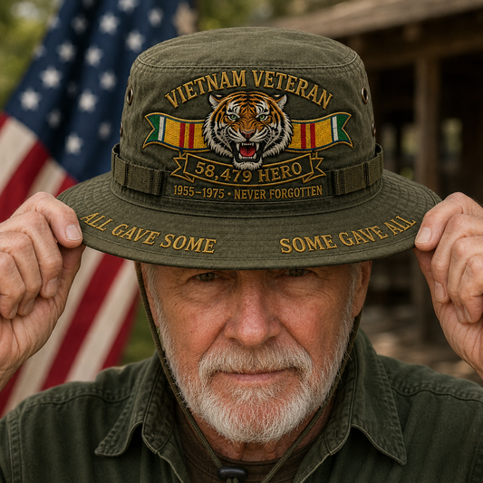 🔥 Vietnam Veteran 58,479 Hero Boonie Hat
