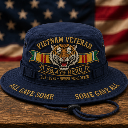 🔥 Vietnam Veteran 58,479 Hero Boonie Hat