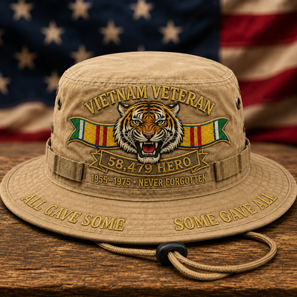 🔥 Vietnam Veteran 58,479 Hero Boonie Hat