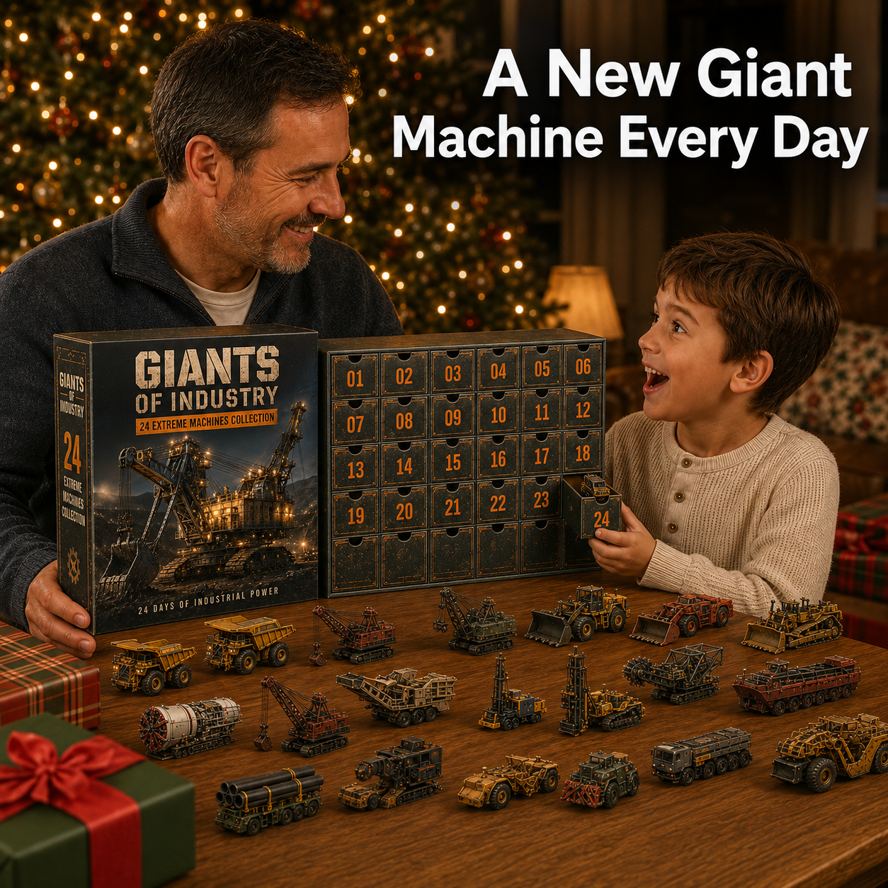 🔥49% Off Last Day -24-Day Extreme Machines Advent Calendar – Heavy Industry & Mining Equipment Collection