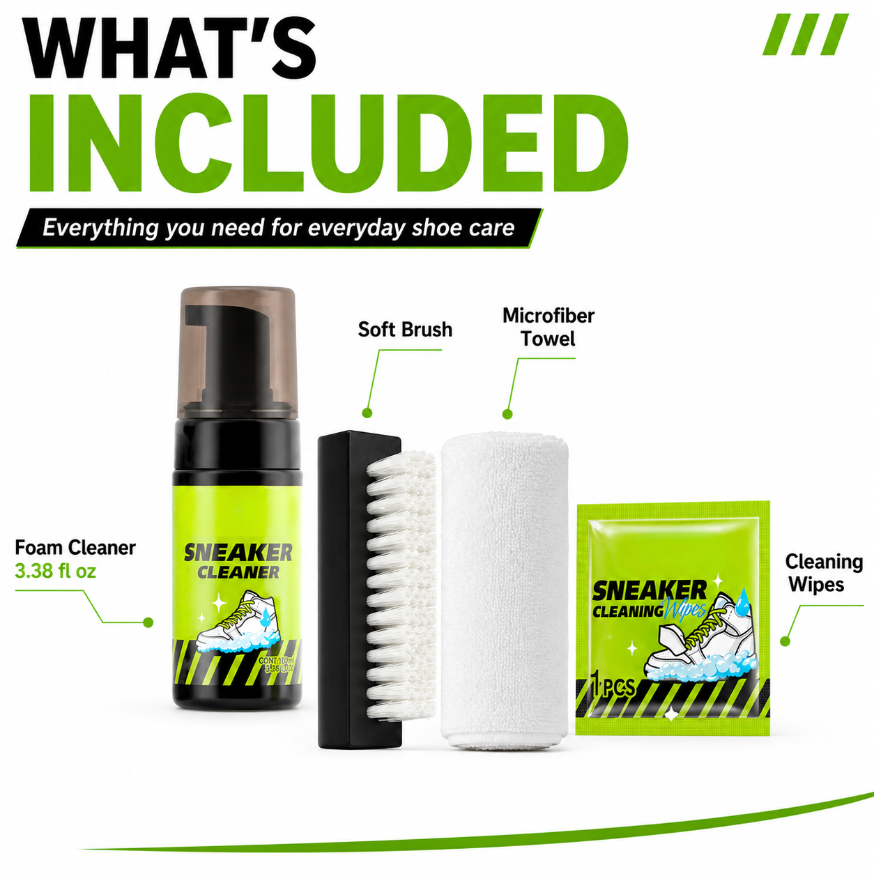 🏀 Shoe Care Kit – 4-in-1 Complete Cleaner Set 🧼