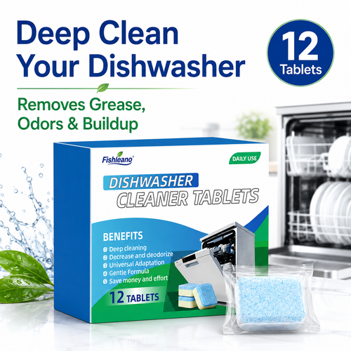 💦 Dishwasher Cleaner Tablets — Deep Clean Made Easy🛒