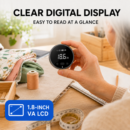 📏 8-in-1 Digital Rolling Tape Measure for Curves, Straight Lines & Irregular Surfaces ✨