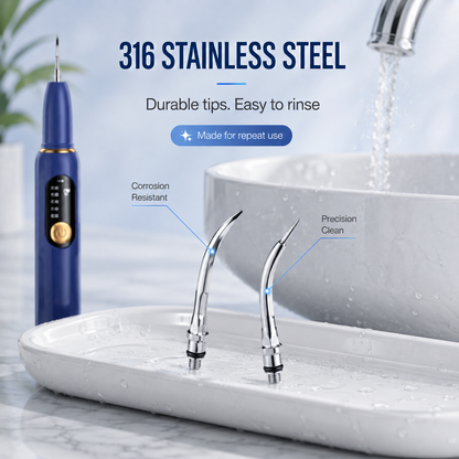 High-Frequency Dental Cleaner with LED & 5 Levels