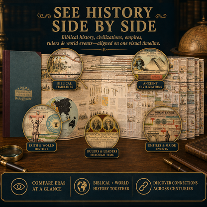 🌍 6,000 Years of Biblical & World History in One 23-Foot Timeline📜
