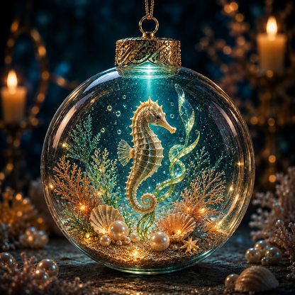 🌊✨Ocean Series Illuminated 3D Model Decorations