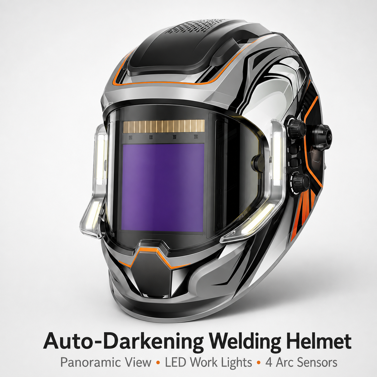 Panoramic Auto Darkening Welding Helmet Banner