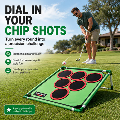 ⛳ Golf Pong Game Set – 20 Balls, Mat & Case, Indoor/Outdoor