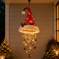 Classic Snowflake Santa Hat
