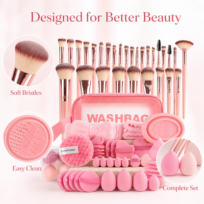 67-Piece Makeup Set 💗 Everything You Need for a Flawless Look