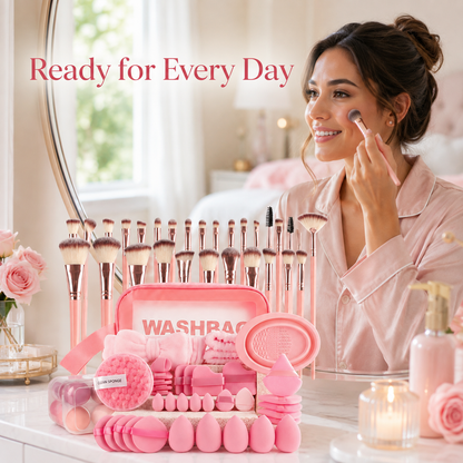 67-Piece Makeup Set 💗 Everything You Need for a Flawless Look