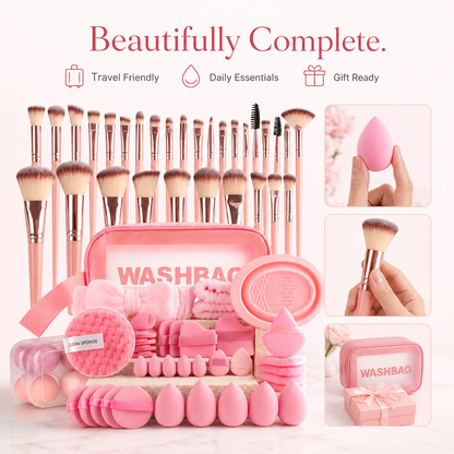 67-Piece Makeup Set 💗 Everything You Need for a Flawless Look