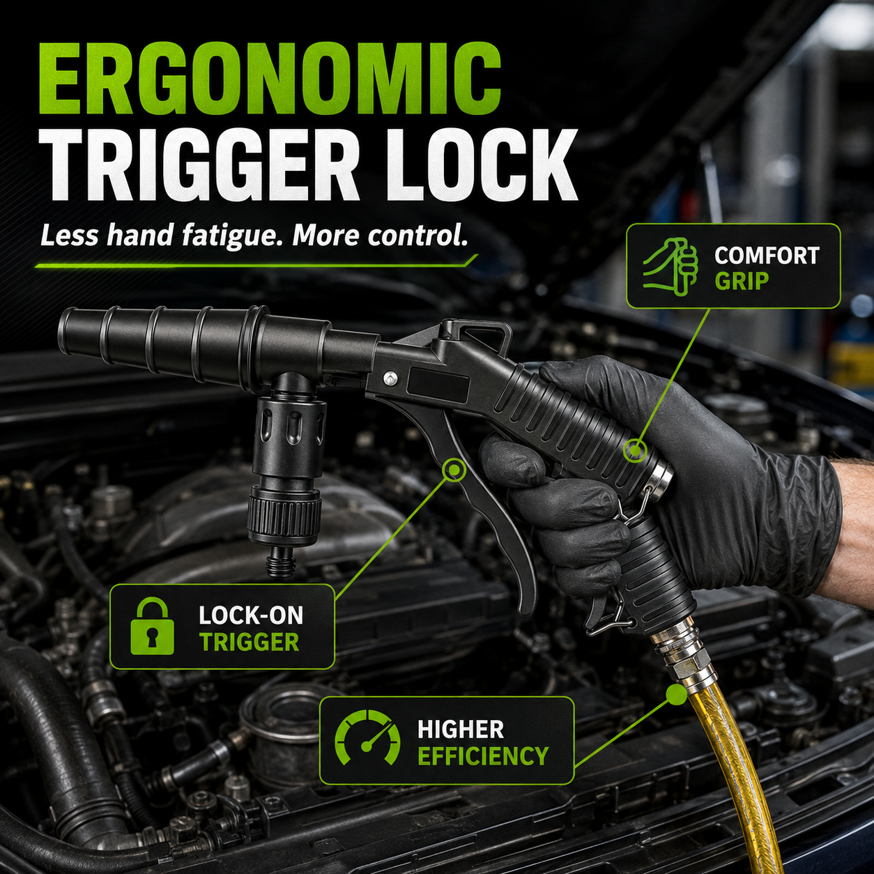🚗High-Pressure Pulse Flush Gun Kit for Radiator Cleaning
