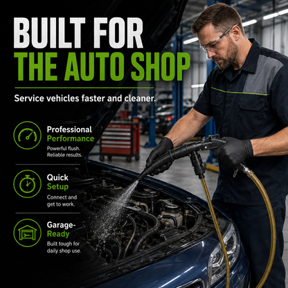 🚗High-Pressure Pulse Flush Gun Kit for Radiator Cleaning