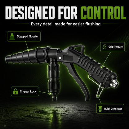 🚗High-Pressure Pulse Flush Gun Kit for Radiator Cleaning