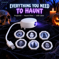 Halloween Ghost Window 6 Scenes