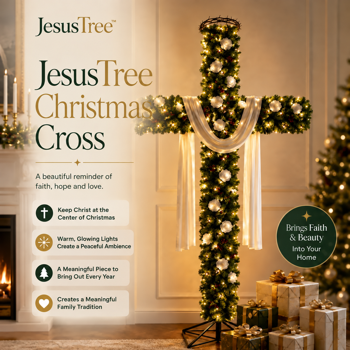 cyrarise™ Christmas Cross