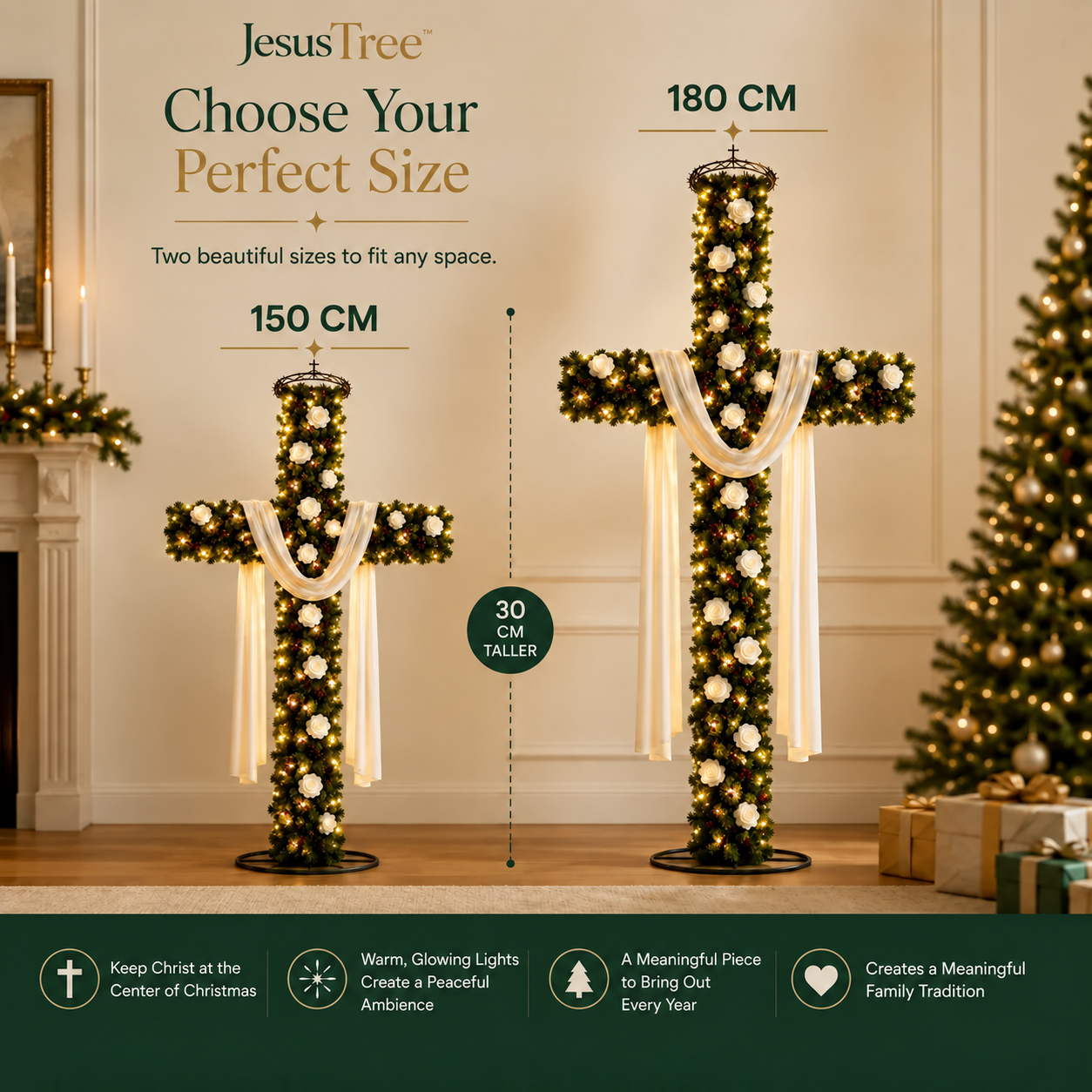 cyrarise™ Christmas Cross