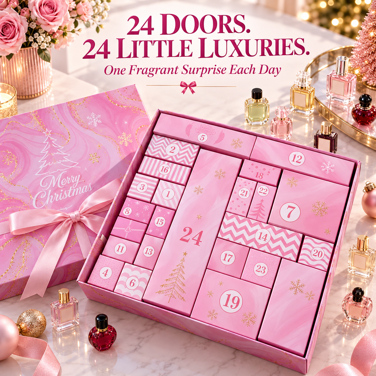 ✨ Fragrance Advent Calendar – 24 Mini Scent Surprises For Her