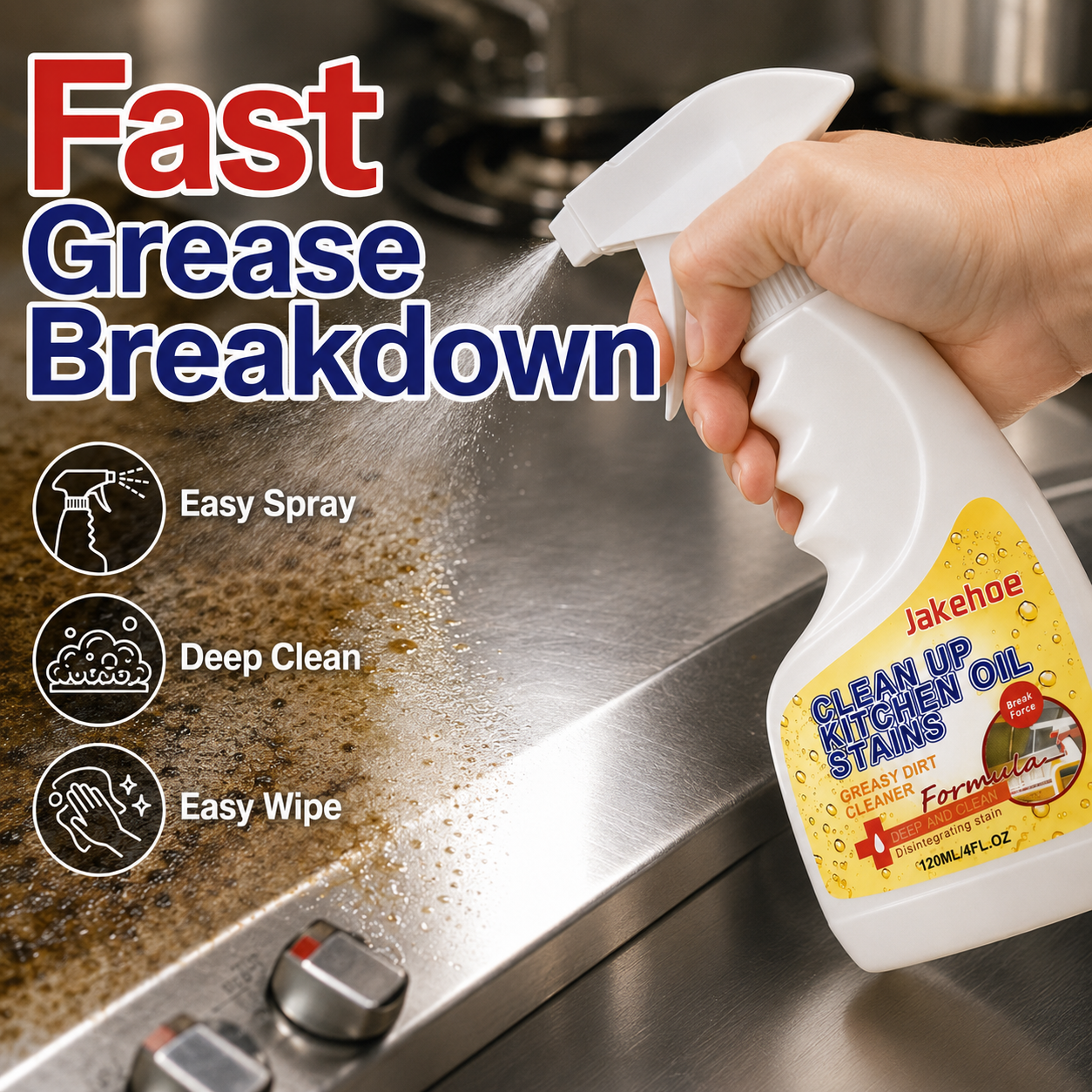 Heavy Duty Kitchen Degreaser Spray