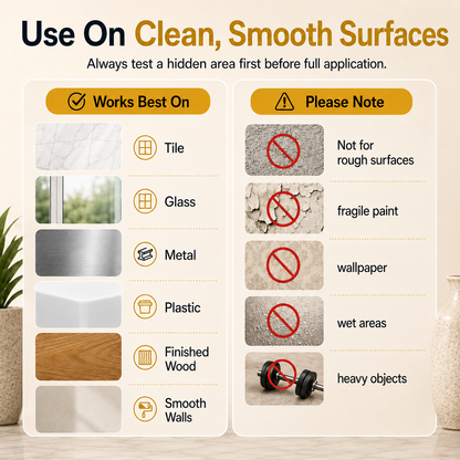 Double-Sided Mesh Tape — Strong Hold, Clean Removal, 65.6 ft Roll
