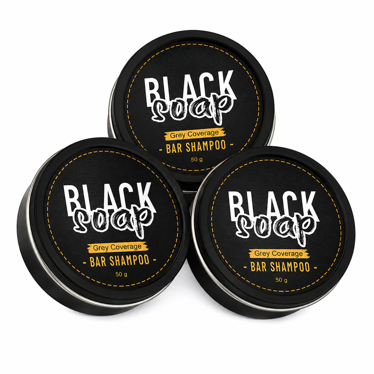 🔥Natural Gray Hair Darkening Shampoo Bar