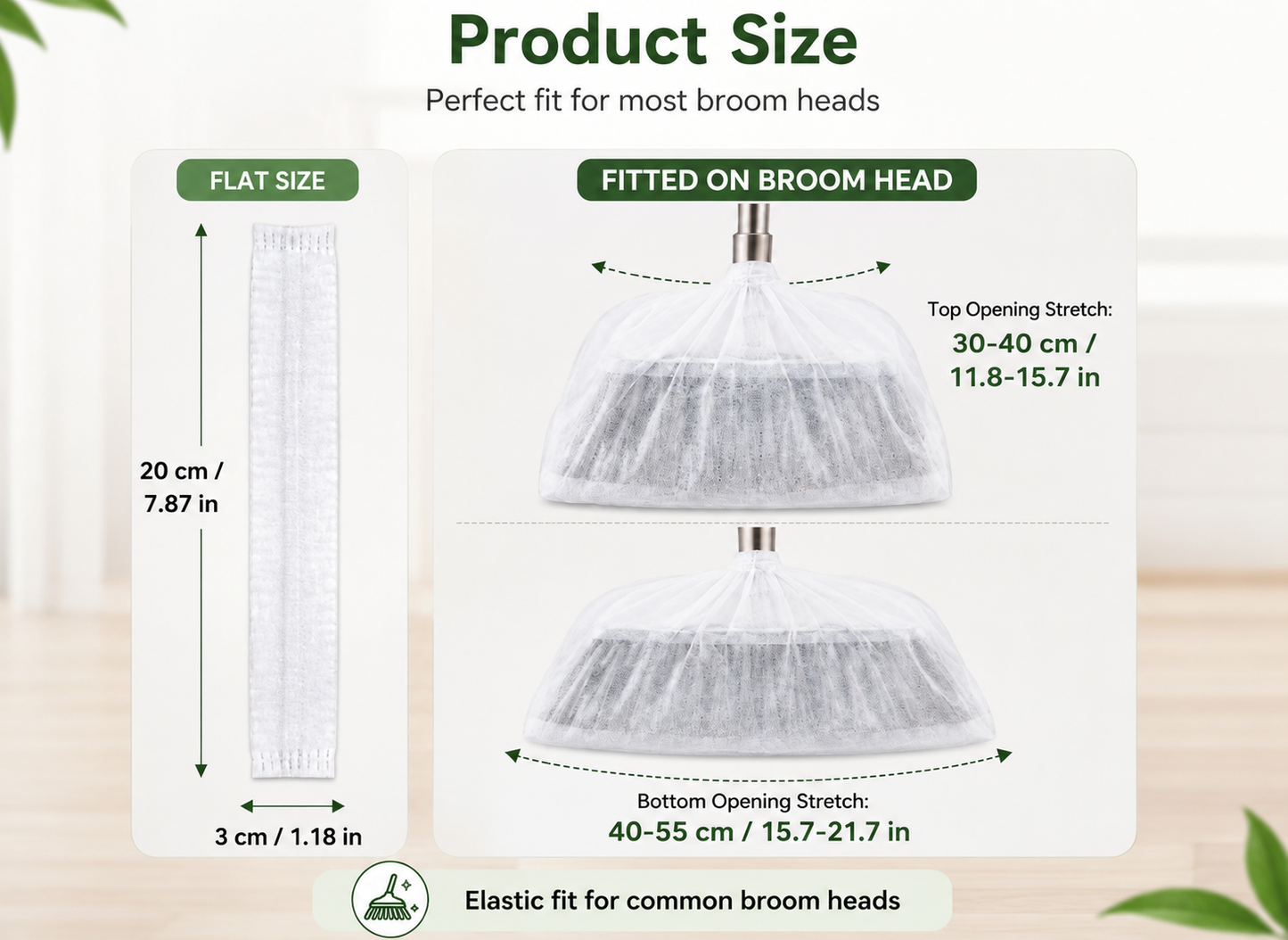 🔥Bestseller | Disposable Broom Dust Cover(100pcs)
