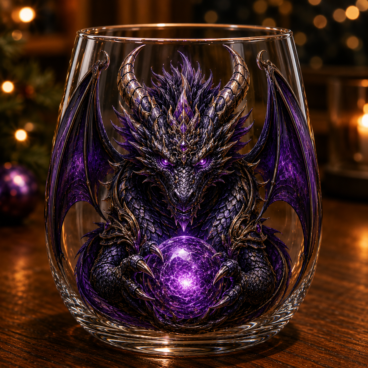 🔥HOT SALE 49% OFF🐉 3D Mythic Dragon Glass Art Cup | Luxury Raised Fantasy Glassware for Whiskey✨