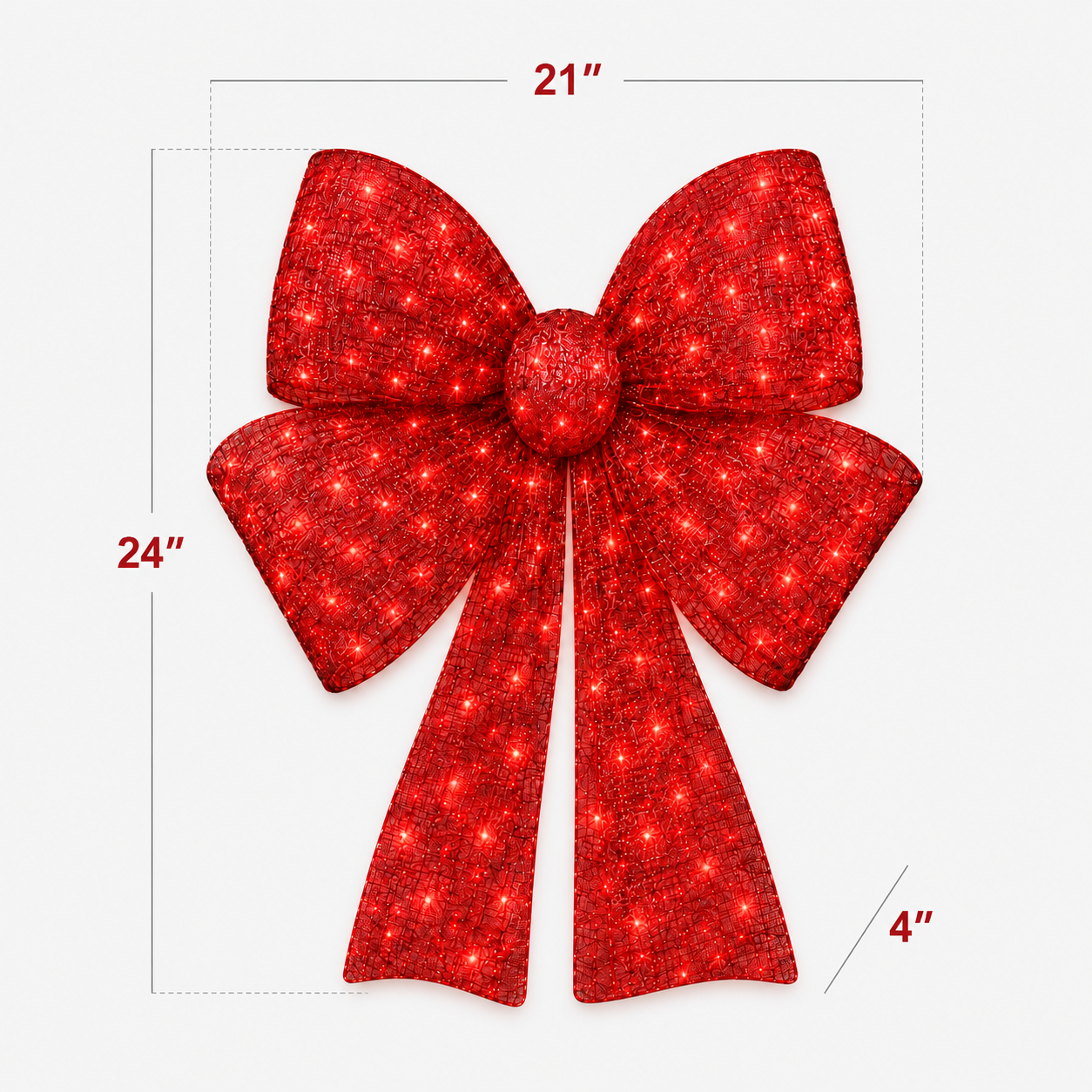 🔥49% OFF Hot Sale🎁✨🎄 48-Inch Lighted Christmas Bow 🎀