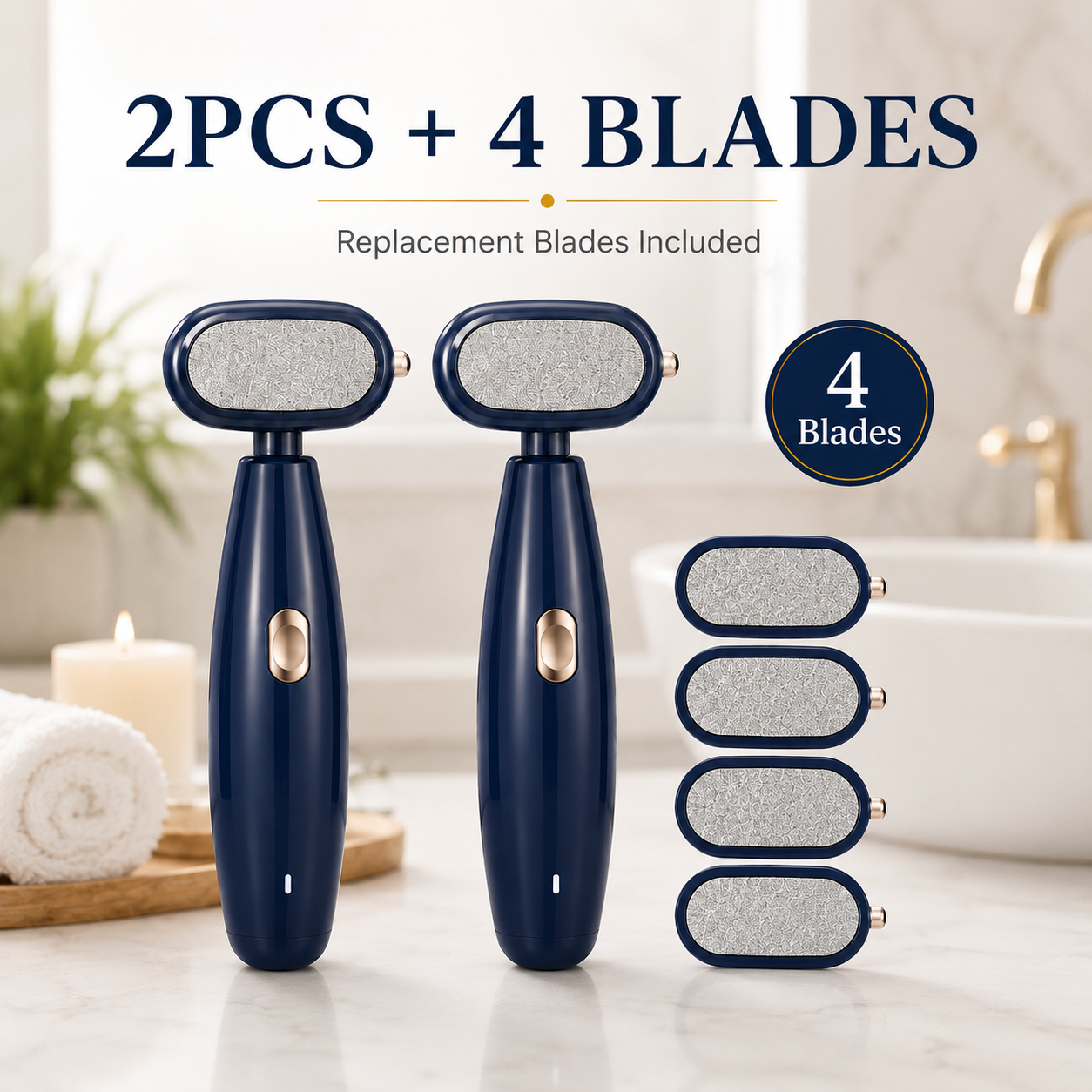 💥 BUY 1 GET 1 FREE✨ Replaceable Blade Foot Scraper
